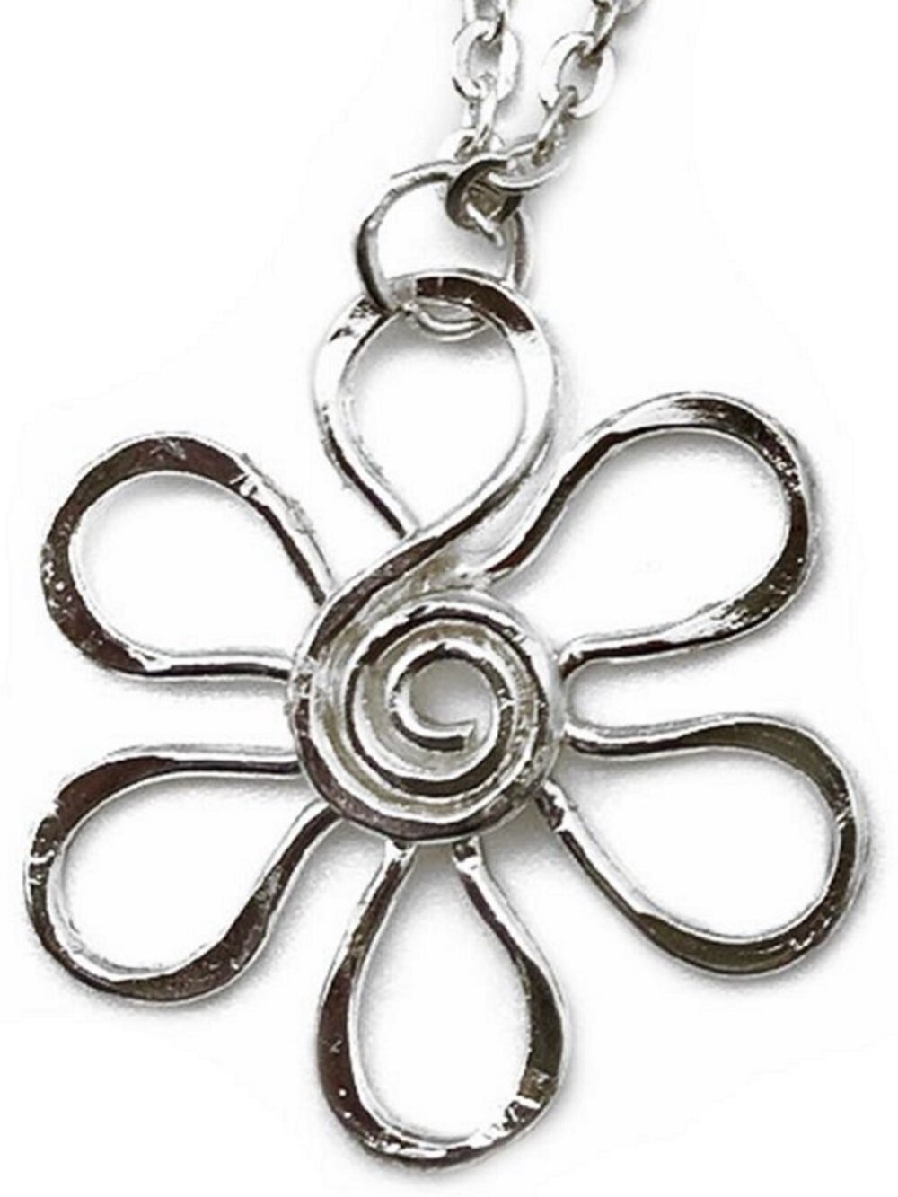 Anju  Silver Plated Daisy Necklace